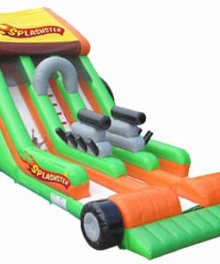 Splashster Car inflatable dry Slide
